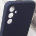 Чохол Silicone Cover Lakshmi Full Camera (AA) with logo на Samsung Galaxy A35 (Синій / Midnight blue) в магазині vchehle.ua
