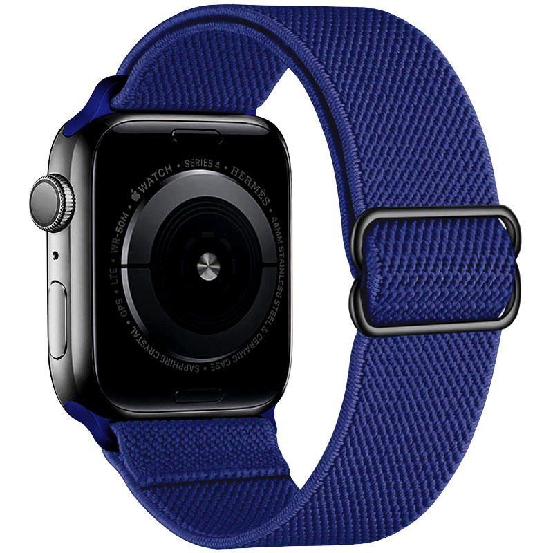 Ремешок тканевый с затяжкой для Apple Watch 38/40/41/42mm (Deep Purple)