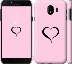 Чехол Сердце 1 для Samsung Galaxy J4 2018