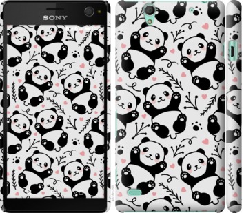 Чехол Панды для Sony Xperia C4 E5333