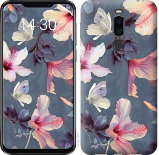 

Чехол Нарисованные цветы для Meizu X8 763453