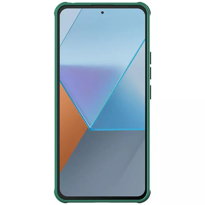 Карбонова накладка Nillkin CamShield Pro на Xiaomi Poco X6 / Note 13 Pro 5G (Deep Green) в магазині vchehle.ua