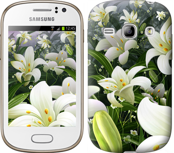 

Чехол Белые лилии для Samsung Galaxy Fame S6810 245660