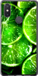 Чехол Зелёные дольки лимона для Xiaomi Mi8 SE