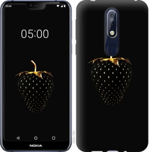

Чехол Черная клубника для Nokia 3.2 740564