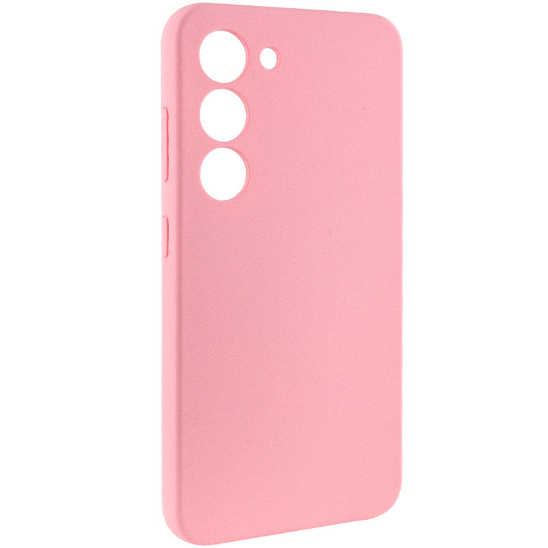 Фото Чехол Silicone Cover Lakshmi Full Camera (AAA) для Samsung Galaxy S24+ (Розовый / Light pink) на vchehle.ua