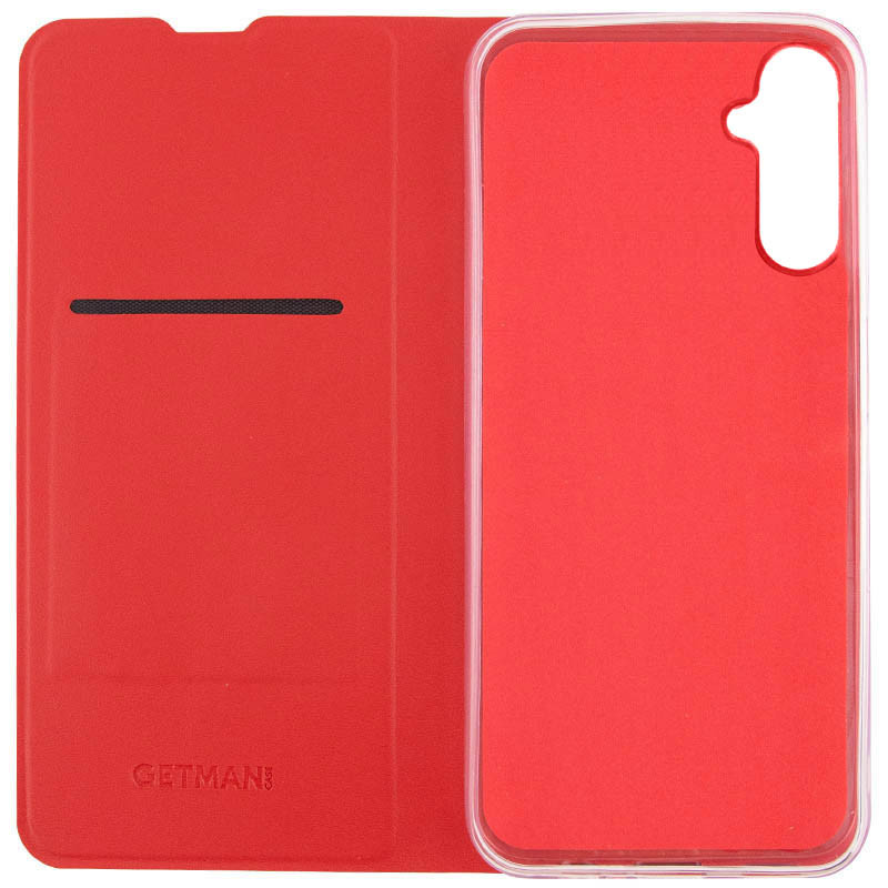 Замовити Шкіряний чохол-книжка GETMAN Elegant (PU) на Samsung Galaxy A14 4G/5G (Червоний) на vchehle.ua