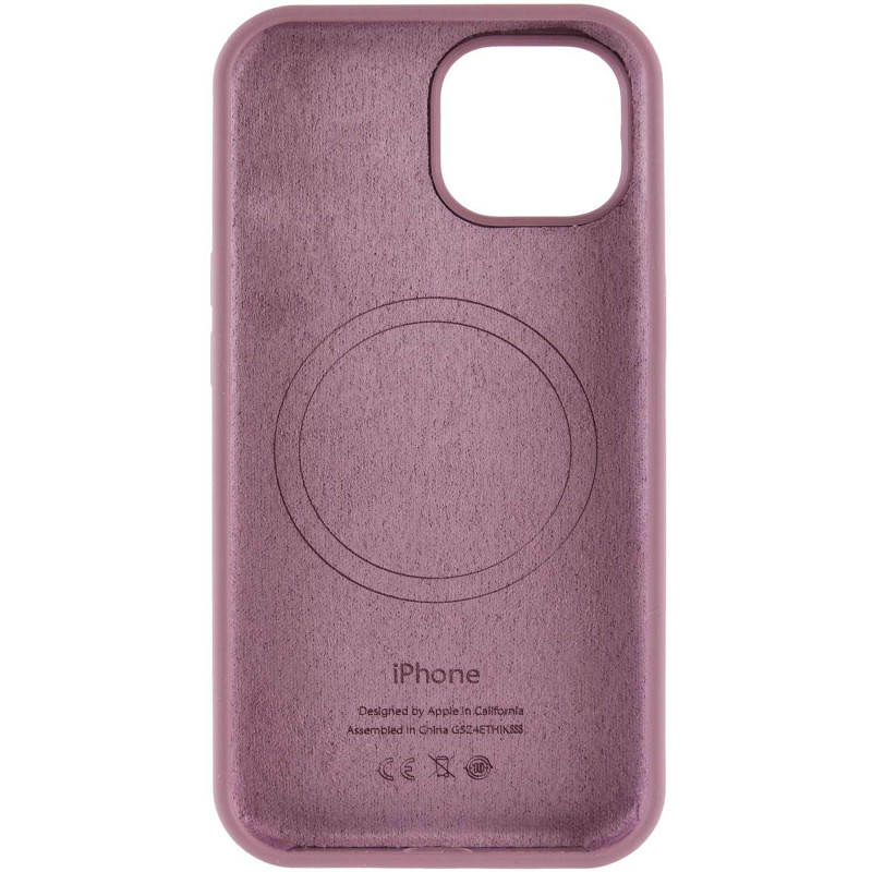 Фото Чохол Silicone Case Full Protective (AA) with Magnetic Safe на Apple iPhone 14 Plus (6.7") (Ліловий / Lilac Pride) в маназині vchehle.ua