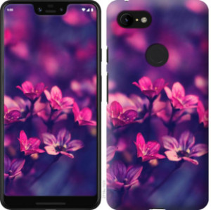 Чохол Пурпурні квіти на Google Pixel 3 XL