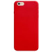 Силиконовый чехол Candy для Apple iPhone 6/6s plus (5.5") (Красный)