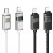 Дата кабель Hoco U137 Line with display Type-C to Lightning 27W (1.2m)