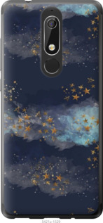 

Чохол Ночь золотые звезды для Nokia 5.1 1406552
