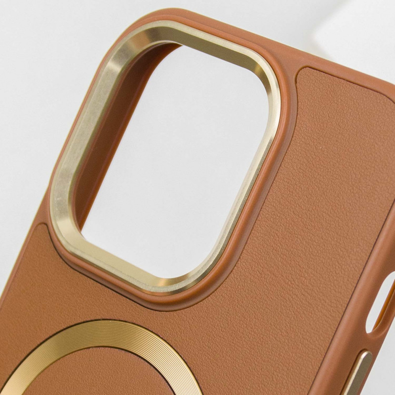 Замовити Шкіряний чохол SnapCase with Magnetic Safe на Apple iPhone 11 Pro Max (6.5") (Brown) на vchehle.ua