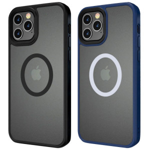 TPU+PC чехол Metal Buttons with Magnetic Safe для Apple iPhone 13 Pro Max (6.7")