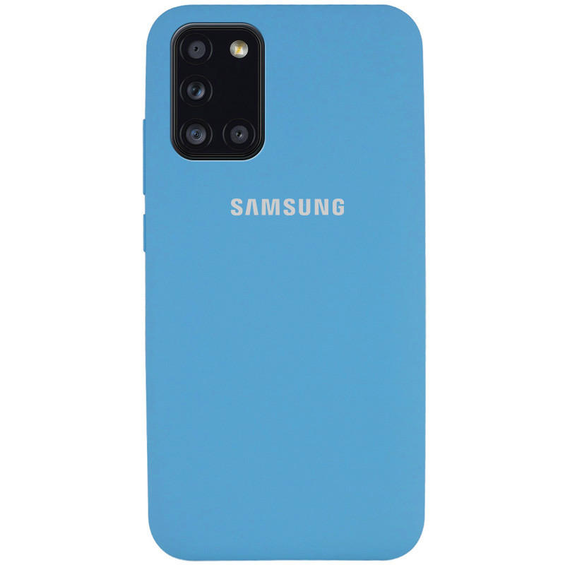 

Чехол Silicone Cover Full Protective (AA) для Samsung Galaxy A31 (Голубой / Light Blue) 925880