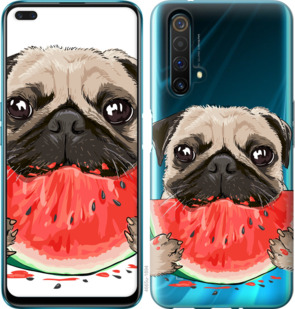 

Чохол Мопс і кавун на Realme X50 917861