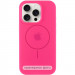 Чохол Silicone Case Full Protective (AA) with Magnetic Safe на Apple iPhone 14 Plus (6.7") (Рожевий / Barbie pink)