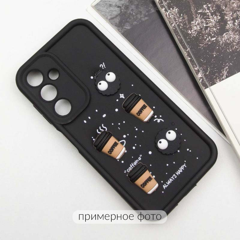 Фото Чехол TPU Toys Case для Xiaomi Redmi Note 12 4G (Black / Always Happy) на vchehle.ua