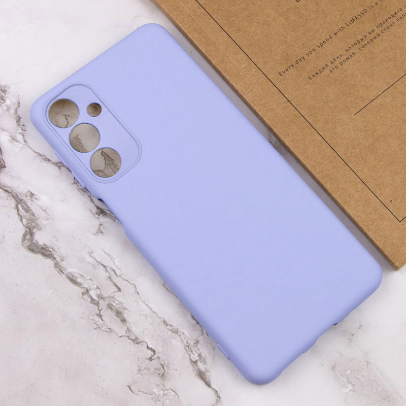 Чохол Silicone Cover Lakshmi Full Camera (AA) на Samsung Galaxy M35 5G (Бузковий / Dasheen) в магазині vchehle.ua