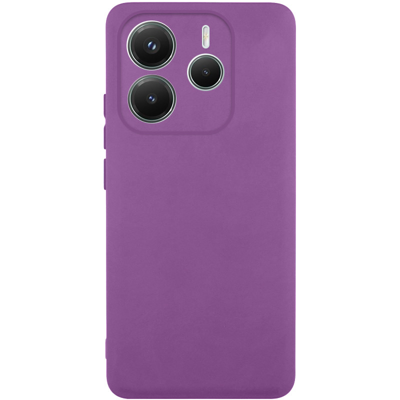 Чохол Silicone Cover Lakshmi (AAA) на Xiaomi Redmi Note 14 5G (Сливовий / Purple)