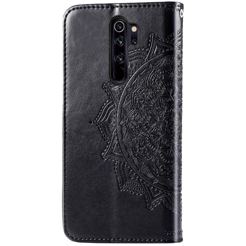 Шкіряний чохол (книжка) Art Case з візитницею на Xiaomi Redmi 9 (Чорний) в магазині vchehle.ua