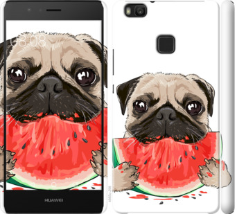 

Чехол Мопс и арбуз для Huawei P9 Lite 843809