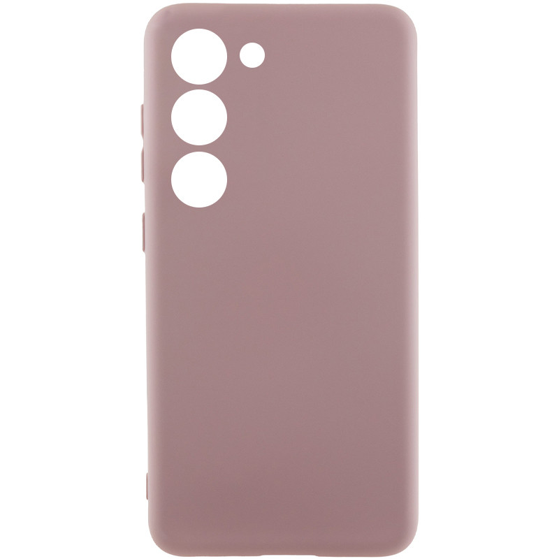 Чехол Silicone Cover Lakshmi Full Camera (A) для Samsung Galaxy S23 (Розовый / Pink Sand)