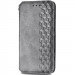 Кожаный чехол-книжка GETMAN Cubic (PU) для Samsung Galaxy A31 (Серый)