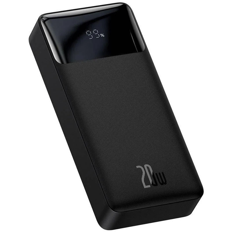 Фото Уцінка Портативний зарядний пристрій Baseus Bipow Digital Display 20W 20000mAh (PPDML-M) (Дефект упаковки / Чорний) на vchehle.ua