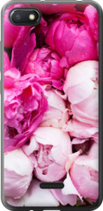 Чехол Розовые пионы для Xiaomi Redmi 6A
