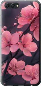 Чехол Пурпурная сакура для Huawei Honor V10 / View 10