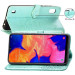 Купить Кожаный чехол (книжка) Art Case с визитницей для Samsung Galaxy A10 (A105F) (Бирюзовый) на vchehle.ua