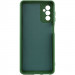 Фото Чохол TPU GETMAN Liquid Silk Full Camera на Samsung Galaxy A05s (Зелений / Dark green) на vchehle.ua