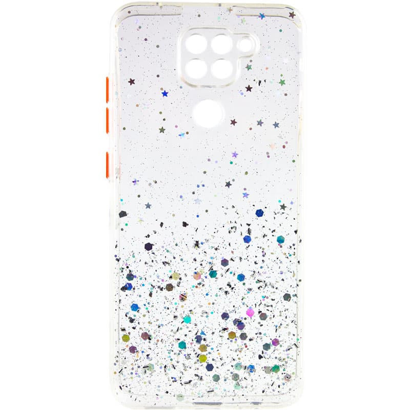 

TPU чохол Spangle star з захистом камери на Xiaomi Redmi Note 9 / Redmi 10X (Прозорий) 1211884