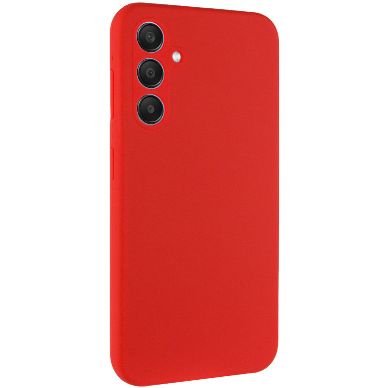 Чохол Silicone Cover Lakshmi Full Camera (AA) на Samsung Galaxy A35 (Червоний / Red)