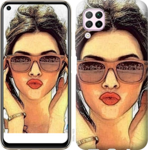 

Чохол Дiвчина_арт на Huawei Nova 6SE 879304