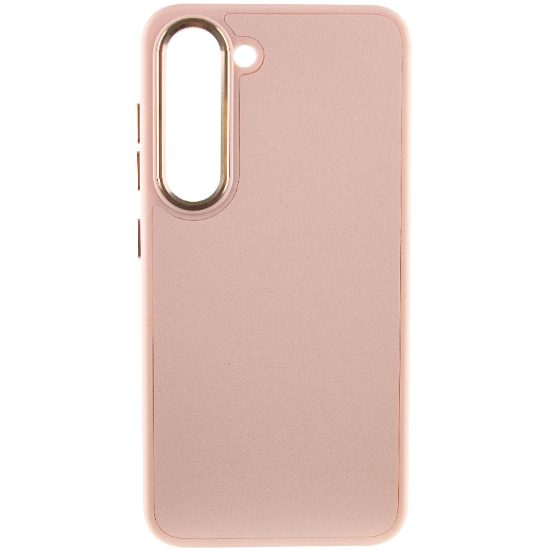 Шкіряний чохол Bonbon Leather Metal Style на Samsung Galaxy S23 (Рожевий / Light pink)