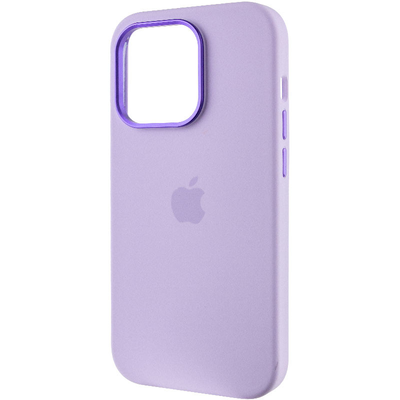 Фото Чехол Silicone Case Metal Buttons (AA) для Apple iPhone 13 Pro (6.1") (Сиреневый / Lilac) в магазине vchehle.ua