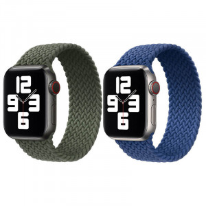 Ремешок Braided Solo Loop (AAA) для Apple Watch 42/44/45/46/49mm 155mm