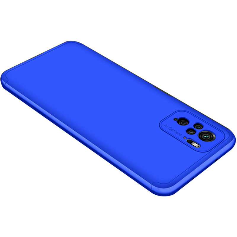 Пластикова накладка GKK LikGus 360 градусів (орр) на Xiaomi Redmi Note 10 / Note 10s (Синій)