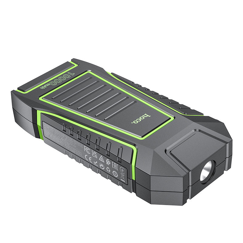 Фото Пусковое устройство (бустер) для автомобиля Hoco QS1 Spring Car Jump Starter 10000 mAh (Black) в магазине vchehle.ua