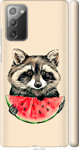 Чехол Енотик с арбузом для Samsung Galaxy Note 20