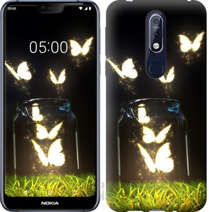 

Чехол Бабочки для Nokia 7.1 689003