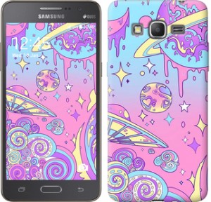 Чехол Розовая галактика для Samsung Galaxy Grand Prime G530H