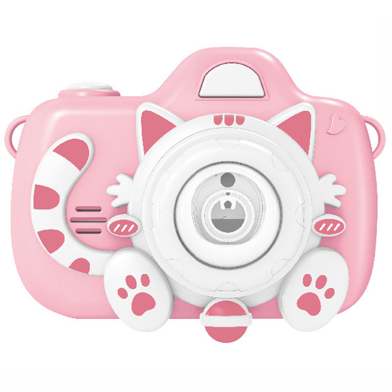 Фотокамера-генератор мильних бульбашок 1001 Kitty Children's camera (Pink)