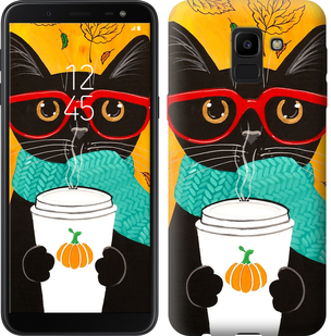

Чехол Осенний кот для Samsung Galaxy J6 2018 639664