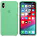 Фото Чехол Silicone case (AAA) для Apple iPhone XS Max (6.5") (Зеленый / Spearmint) на vchehle.ua