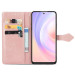 Шкіряний чохол-книжка Art Case з візитницею на Samsung Galaxy A70 (A705F) (Рожевий) в магазині vchehle.ua