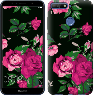 

Чехол Розы на черном фоне для Huawei Y6 Prime 2018 674430