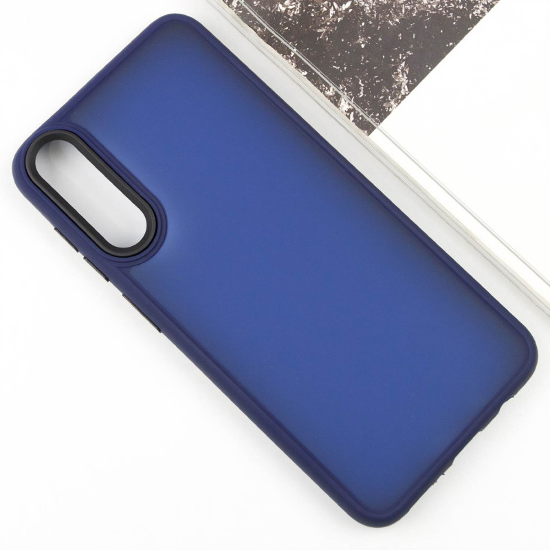 Фото Чохол TPU+PC Lyon Frosted на Samsung Galaxy A50 (A505F) / A50s / A30s (Navy Blue) на vchehle.ua